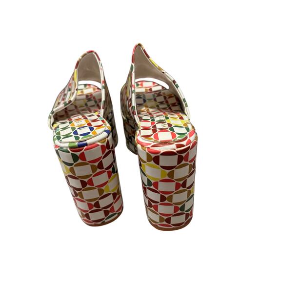 FSJ Funny See Jill Multicolored platform Heels - Picture 7 of 12